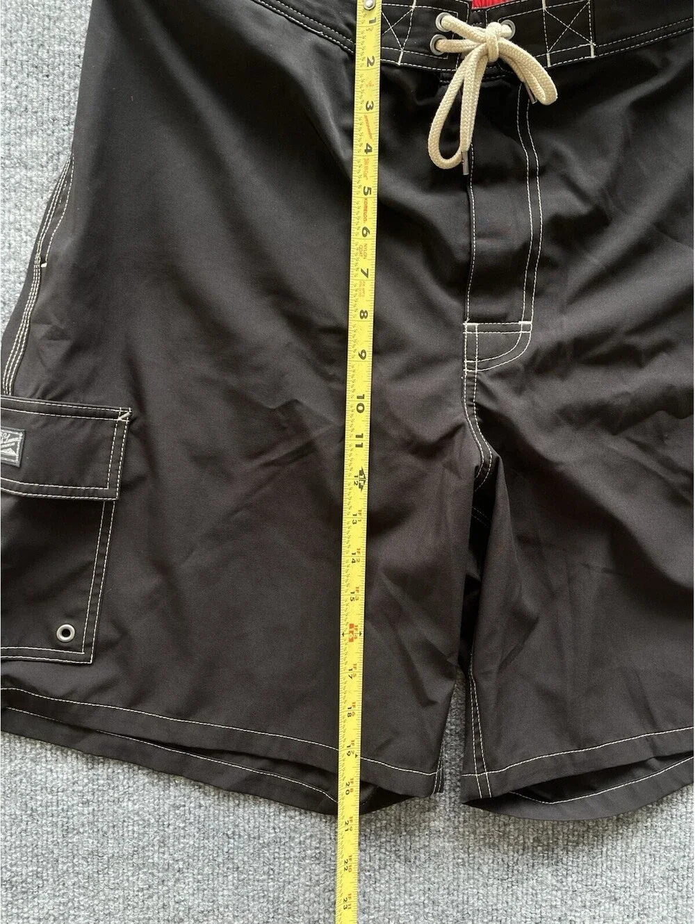 Polo Ralph Lauren Swim Trunks Men XXL Black Nylon Lined Beach Logo
